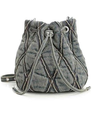 DIESEL Borsa A Secchiello S Charm-D - Grigio