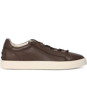 Tod's Leather Trainers - Brown