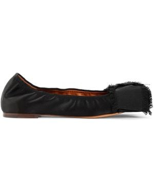 Lanvin Bow Ballerinas - Black