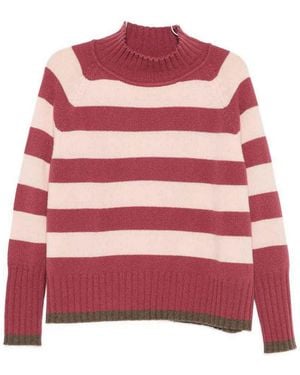 Be You Cashmere Turtle-Neck Sweater - Red