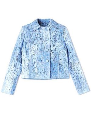 Ermanno Scervino Double-Breasted Jacket - Blue