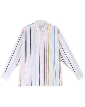 Paul Smith Painter Stripe Shirt - White