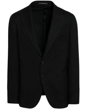 Tagliatore Virgin Wool Blazer - Black