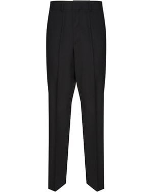 Valentino Garavani Mid-Rise Tailored Trousers - Black
