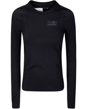 MM6 MAISON MARGIELA X SALOMON Long-Sleeved Top - Blue