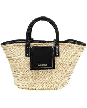 Jacquemus Le Panier Soli Shopping Bag - Black