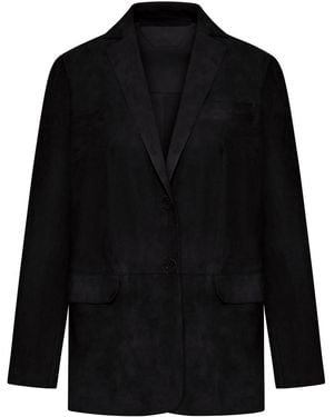 Salvatore Santoro Suede Jacket - Black