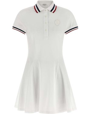 Brunello Cucinelli Logo Embroidery Tennis Dress - White