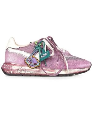 Autry Reelwind Sup Vint Low Wom Suenyl - Pink