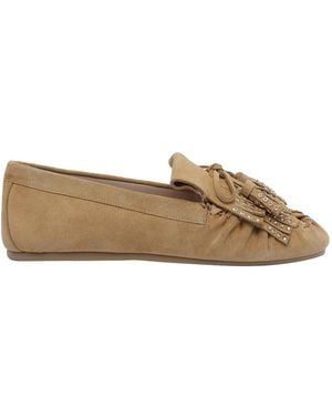 Stuart Weitzman Barry Loafers - Brown