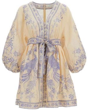 Zimmermann Vestido Corto - Blanco