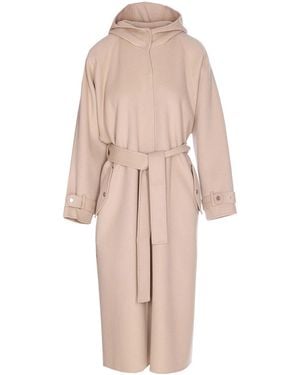 Pinko Cartoccio Coat Frontal Buttons Closure - Pink