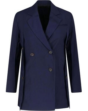 Eudon Choi Beatrice Double-Breasted Blazer - Blue