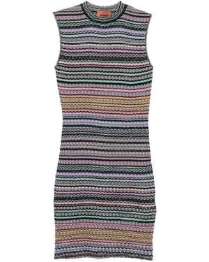 Missoni Sleeveless Short Dress - Gray