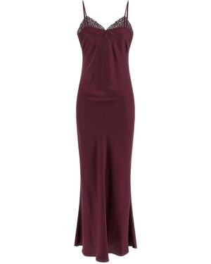 Twinset Slip Dress - Purple