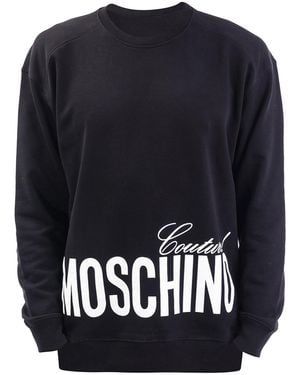 Moschino Couture Print Sweatshirt - Black