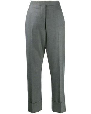 Thom Browne Classic Backstrap Trouser - Gray