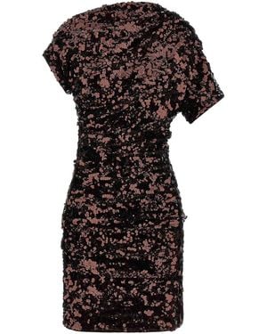 Ganni Sequins Mini Dress - Black