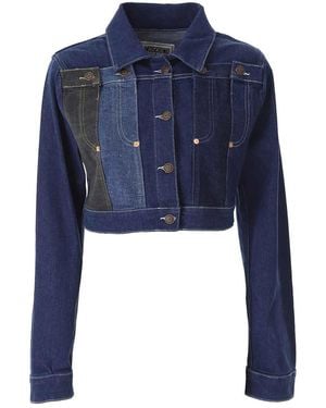 Moschino Repeat Denim Jacket - Blue