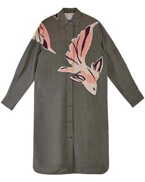 Paul Smith Kingyo Shirt Dress - Gray