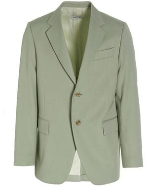 Lanvin Giacca Blazer Monopetto - Verde