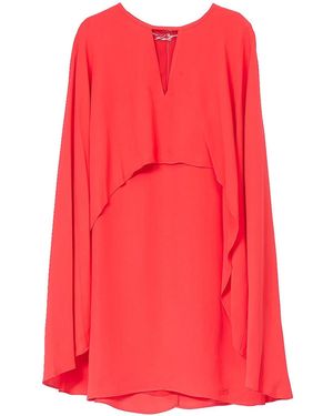 KARL LAGERFELD Short Party Cape Dress - Red