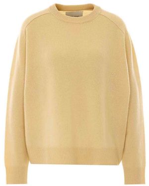 Soft Goat Boyfriend Jumper - Natural