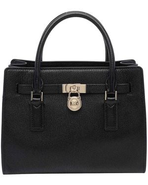 MICHAEL Michael Kors Small Hamilton Moderne Satchel Bag - Black