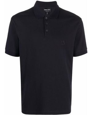 Giorgio Armani Polo Shirts - Black