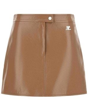 Courreges Reedition' Skirt - Brown