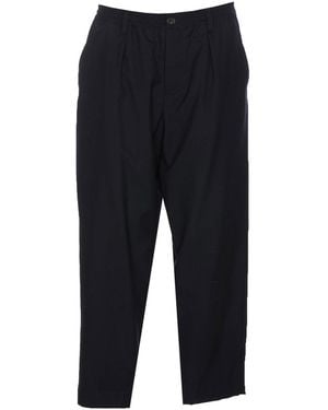 Marni Pants Buttons Elasticized On Waist - Blue