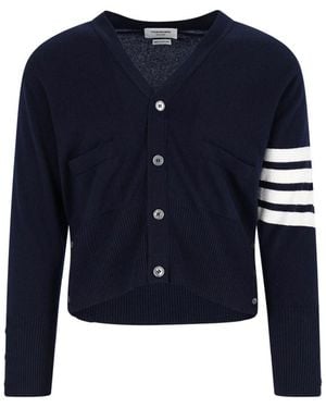 Thom Browne Cardigan - Blue