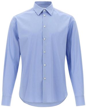 Ferragamo Poplin Shirt - Blue