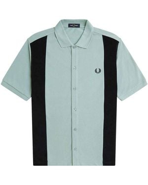 Fred Perry T-Shirt And Pole - Blue