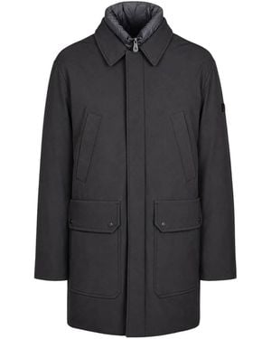Peuterey Detachable-Bib Car Jacket - Gray