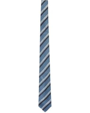 Kiton Silk Tie - Blue