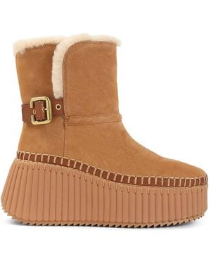 Chloé Bottines - Marron