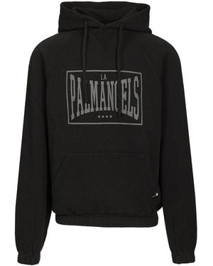 Palm Angels Vintage Box Hoodie - Black