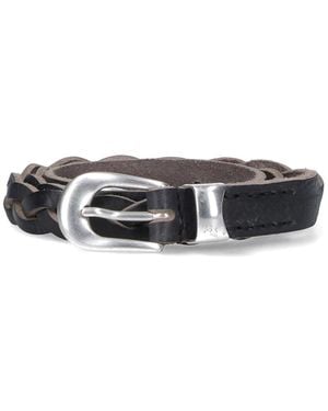 Our Legacy Braided Belt - White