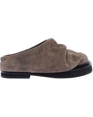 The Attico Mini Robin Sabot - Brown