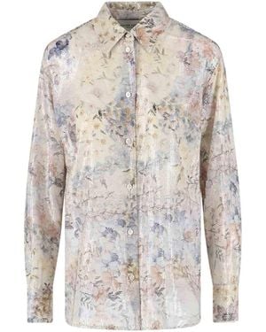 Golden Goose Pleated Shirt - White