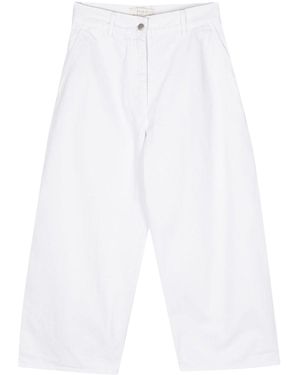 Studio Nicholson Chalco Cropped Jeans - White