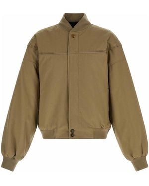 Willy Chavarria Gas Station Bomber Jacket - Natural