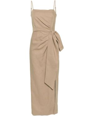 MSGM Multicolor Silk Casual Dress main image 1