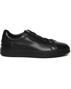Tod's Calfskin Trainers - Black