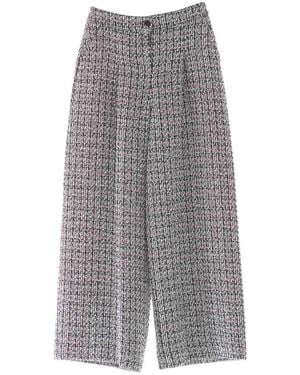 KARL LAGERFELD Boucle Trousers - Grey