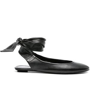 The Attico Cloe Ballerina Flat - White