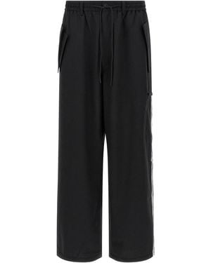 Y-3 Wool Blend Trousers - Black