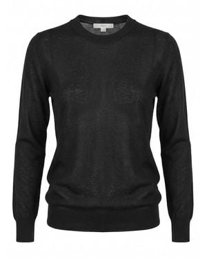 Malo Round Neck Jumper - Black