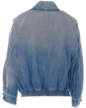 MM6 by Maison Margiela Denim Logo Jacket - Blue